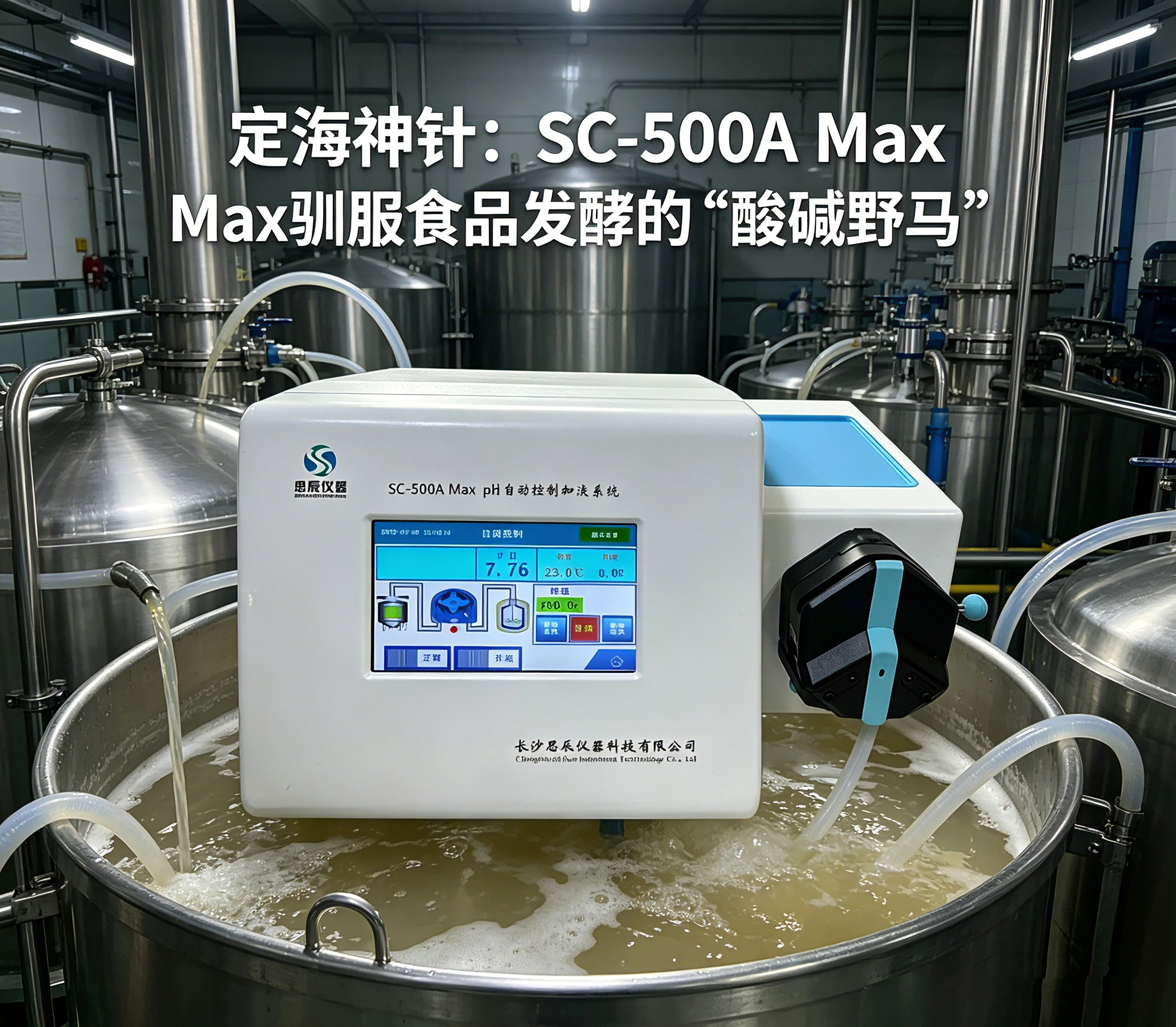 千升发酵罐里的&ldquo;定海神针&rdquo;：SC-500A Max如何驯服食品发酵的&ldquo;酸碱野马&rdquo;？