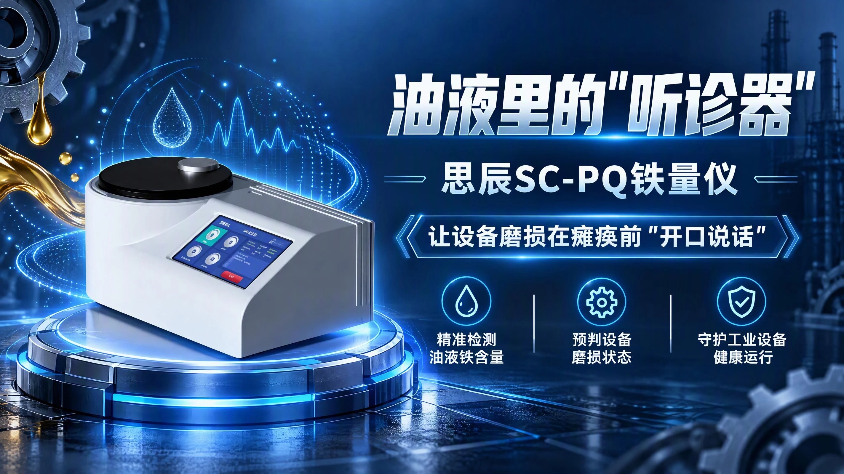 油液里的&ldquo;听诊器&rdquo;：思辰SC-PQ铁量仪，让设备磨损在瘫痪前&ldquo;开口说话&rdquo;